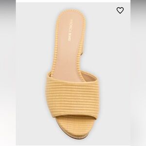 VERONICA BEARD
Dali Leather Platform Slide Sandals